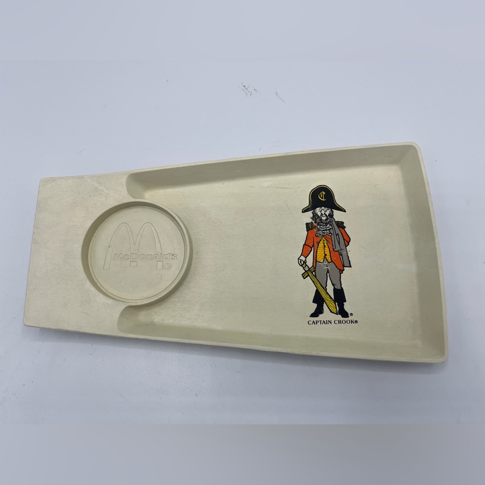 McDonalds Happy Meal Tray Vintage 1970’s Captain Crook Simon Marketing